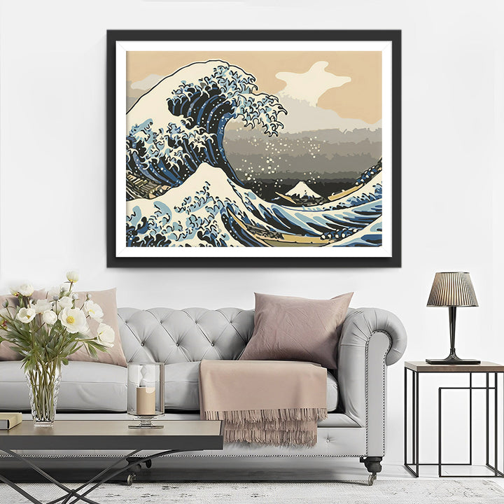 Oceaangolven Diamond Painting