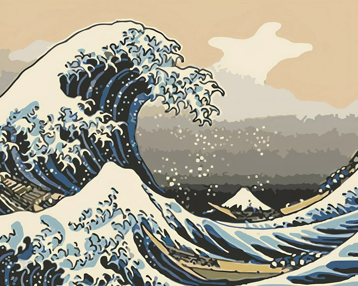 Oceaangolven Diamond Painting