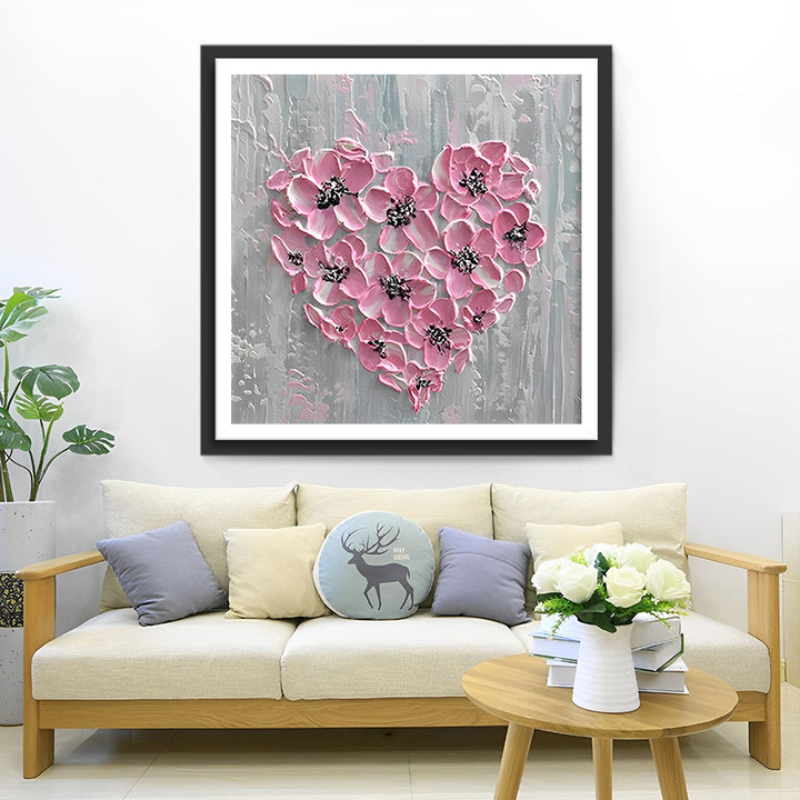 Orchidee Hart Diamond Painting