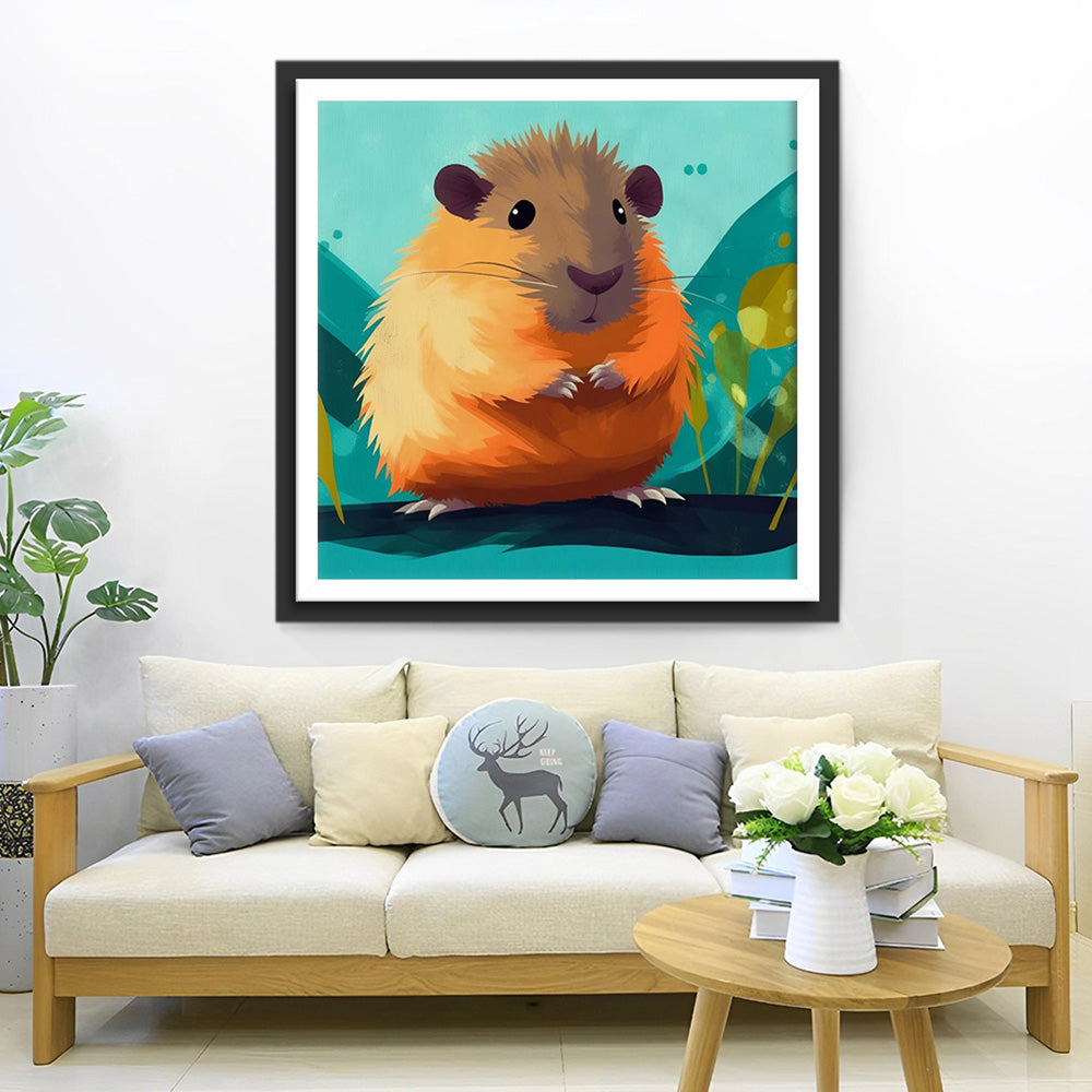 Panikerende Hamster Diamond Painting