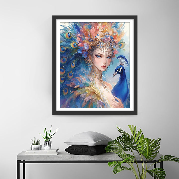 Pauwenkoningin Diamond Painting