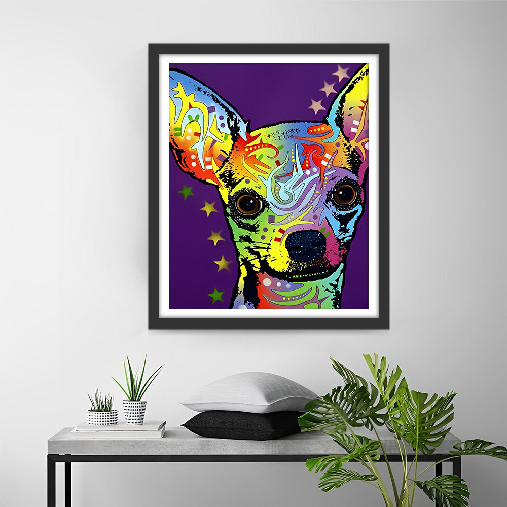 Pop Art Chihuahua Diamond Painting