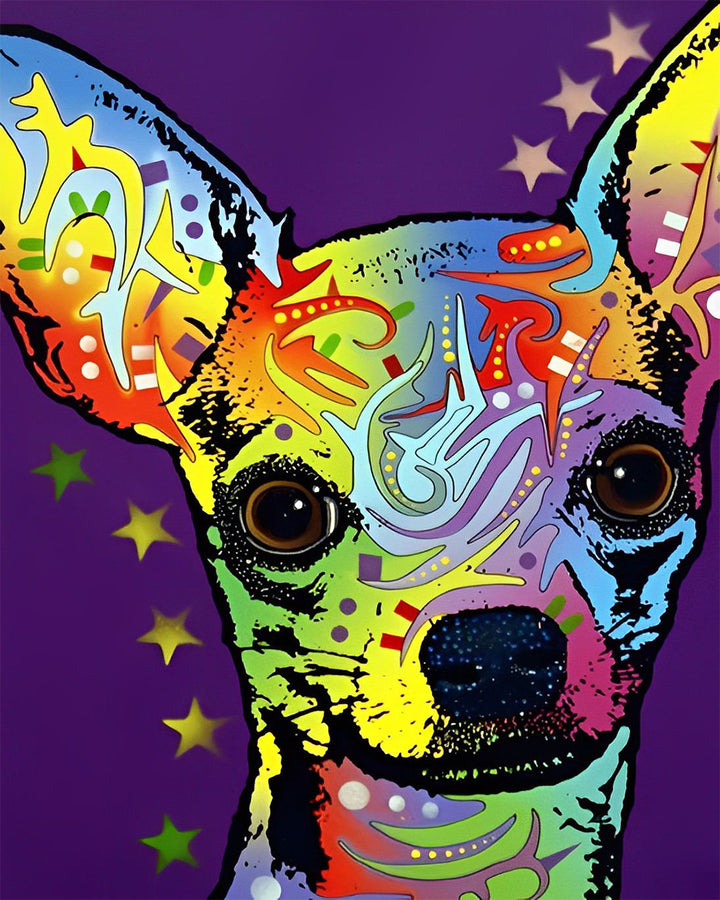 Pop Art Chihuahua Diamond Painting