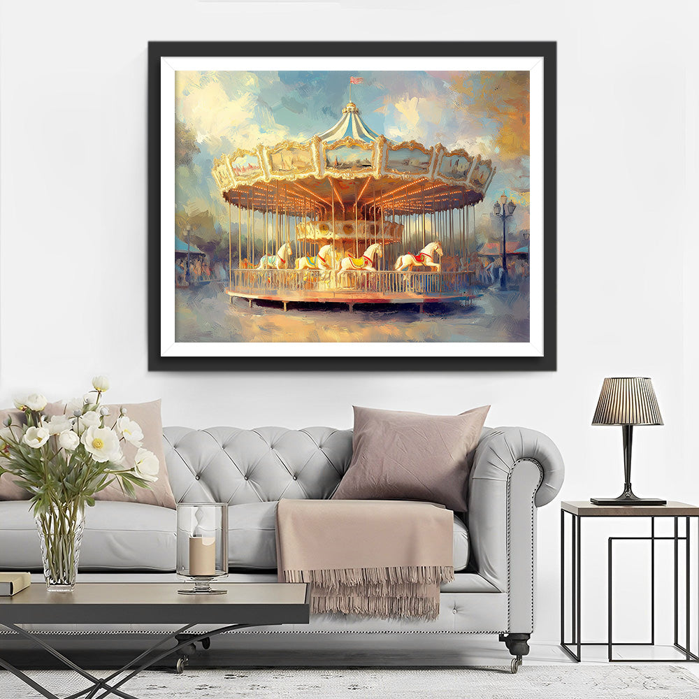 Prachtige Draaimolen Diamond Painting