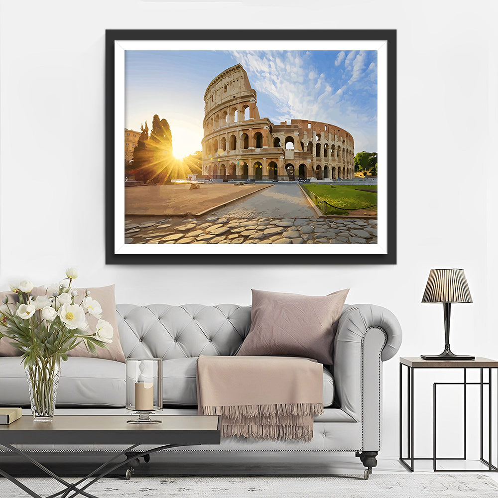 Romeinse Colosseum Diamond Painting