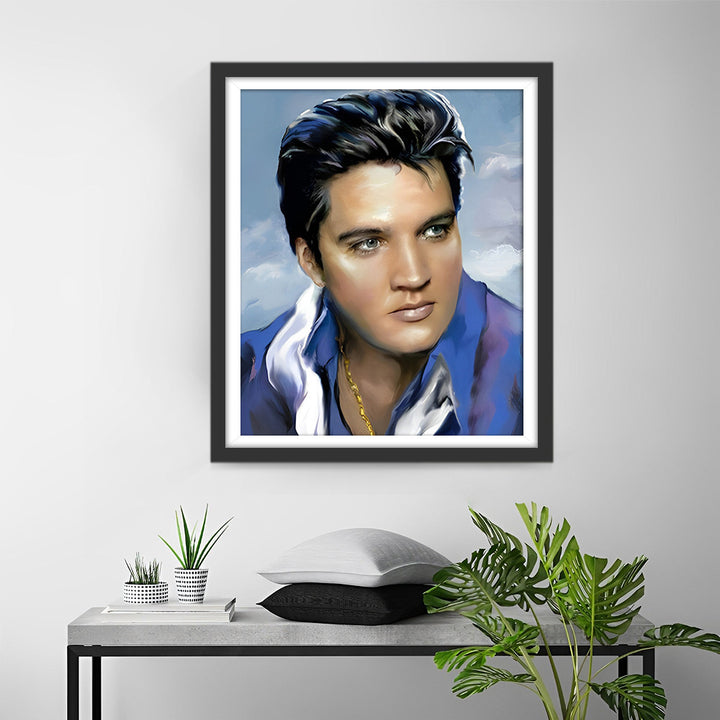 Serieuze Elvis Presley Diamond Painting
