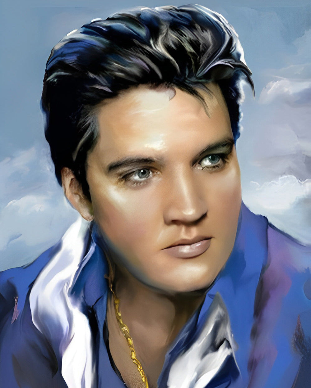 Serieuze Elvis Presley Diamond Painting