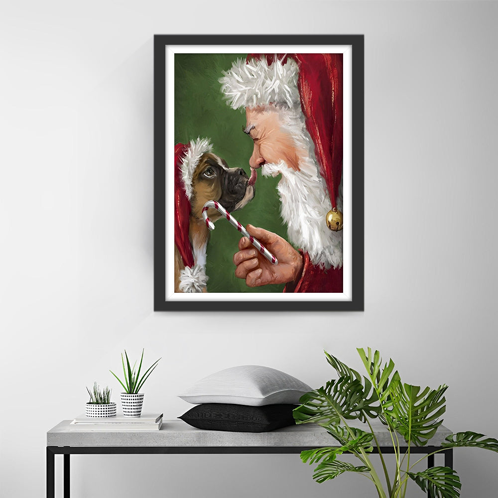 Sinterklaas en het Hondje Diamond Painting