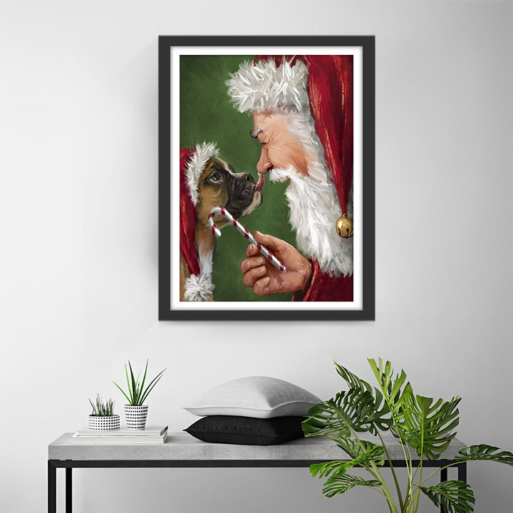 Sinterklaas en het Hondje Diamond Painting