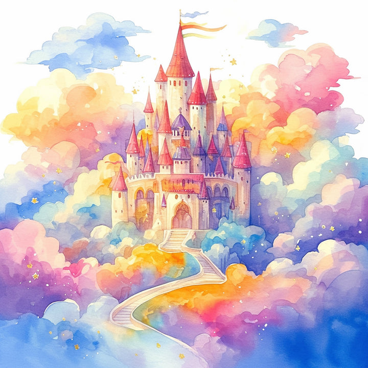 Sprookjeskasteel Diamond Painting