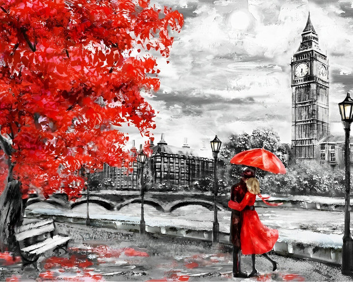 Stad Liefhebber Diamond Painting