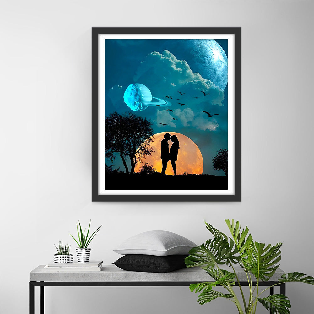 Stel onder de Planeten Diamond Painting