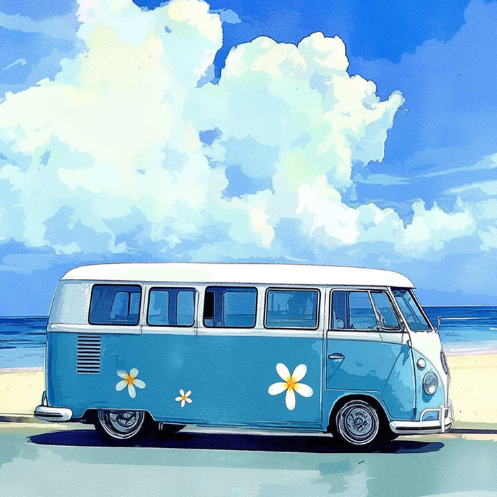 Verfrissend en Genezend Autoscène Diamond Painting