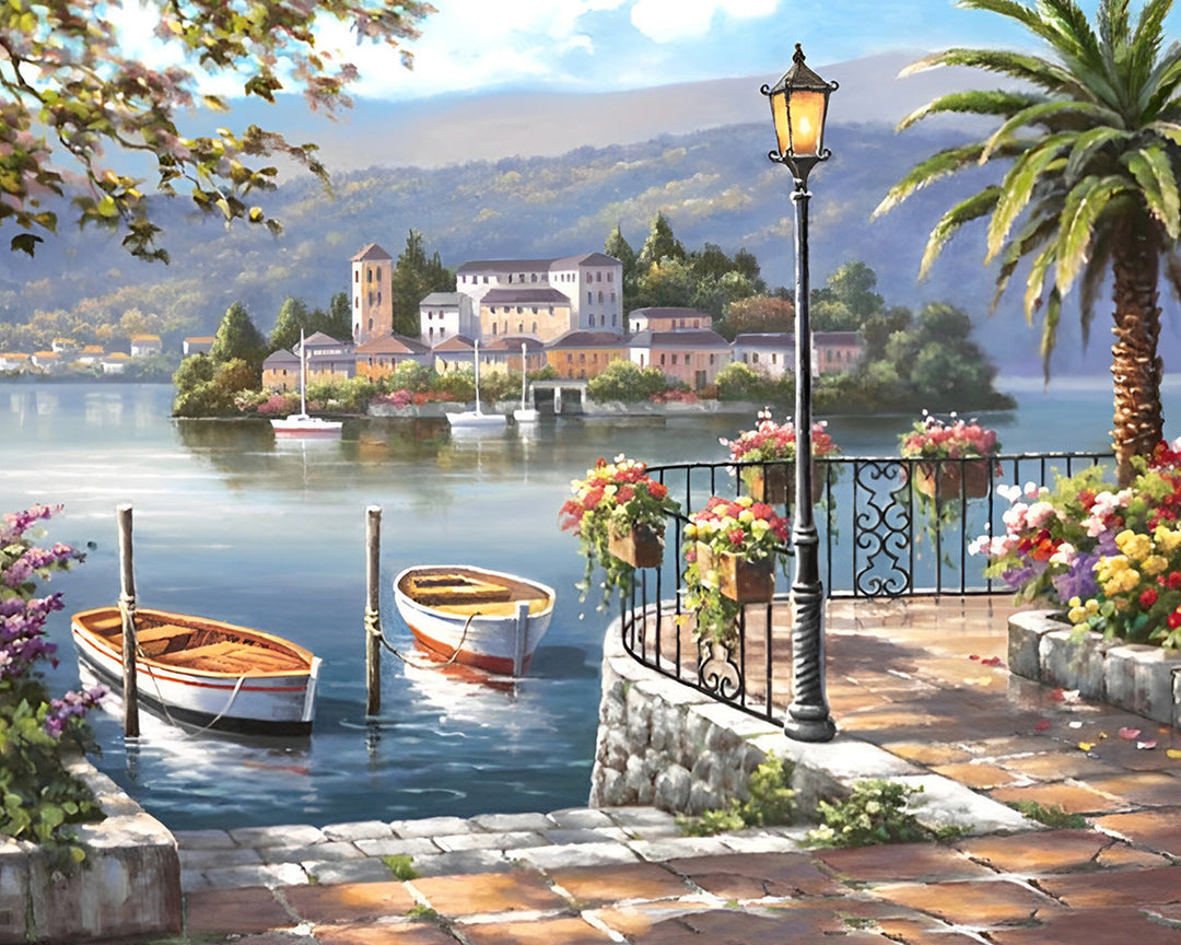 Zee Botens in de Lente Diamond Painting