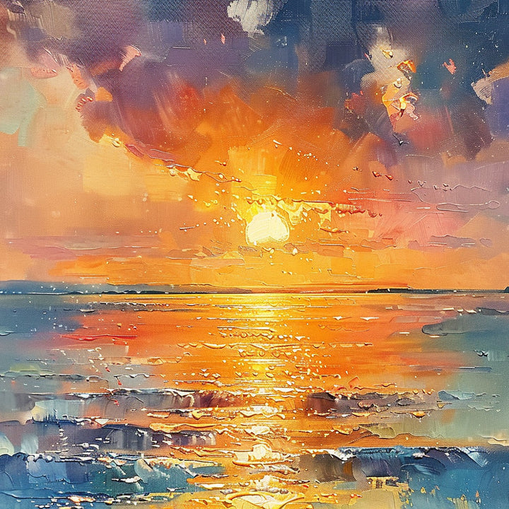 Zonsopgang op Zee Diamond Painting