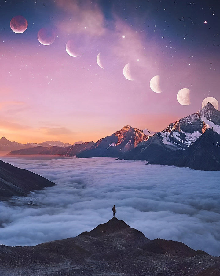 Zonsverduistering Diamond Painting