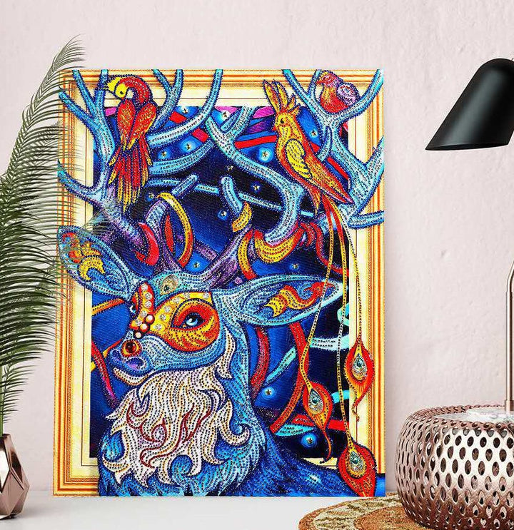 Speciaal Gevormde Strass Hert Diamond Painting