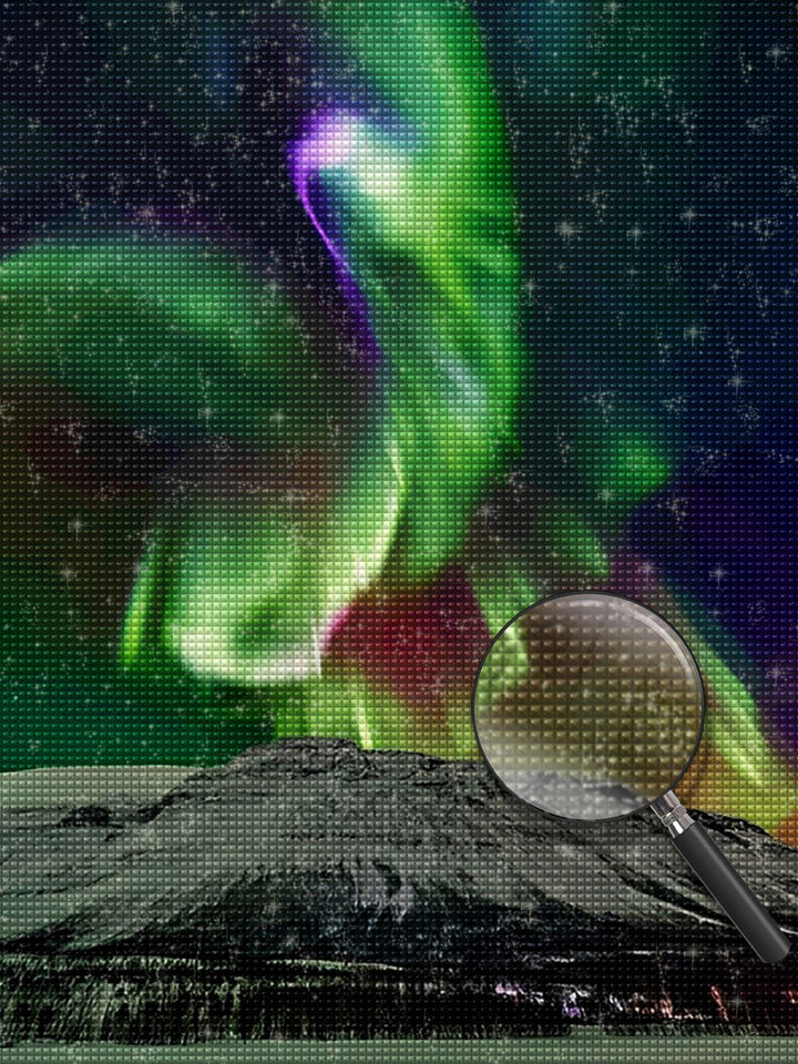 Lichtwervelend Tafereel Diamond Painting