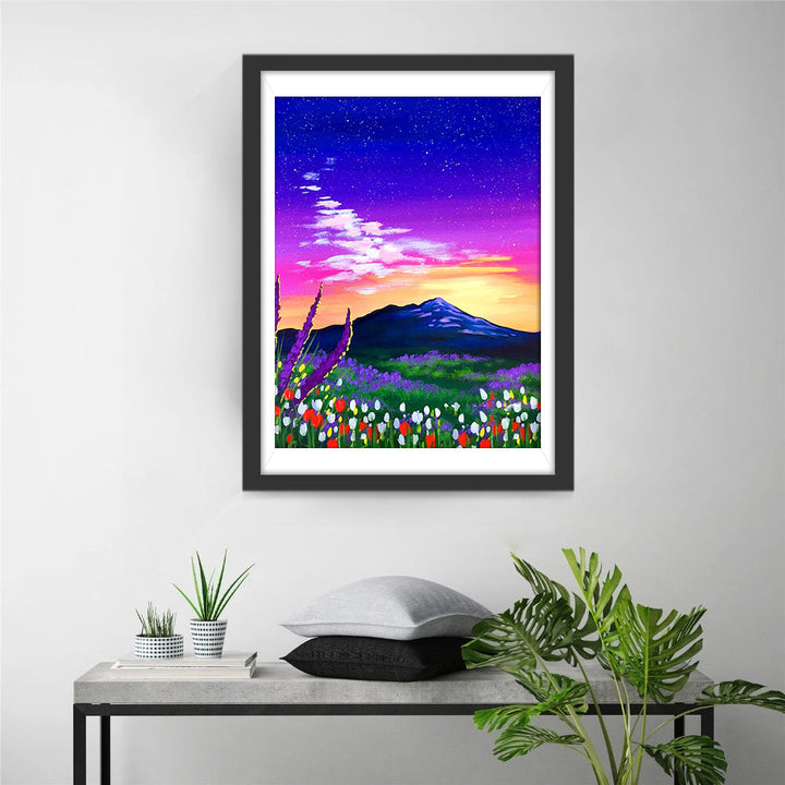 Aangrijpend Avondtafereel Diamond Painting