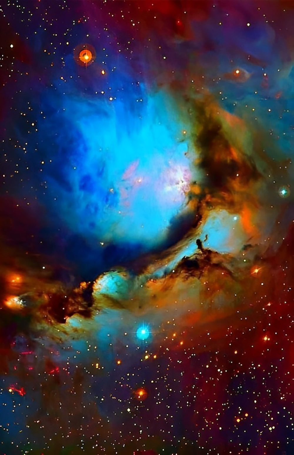 Adembenemend Kosmisch Spektakel Diamond Painting