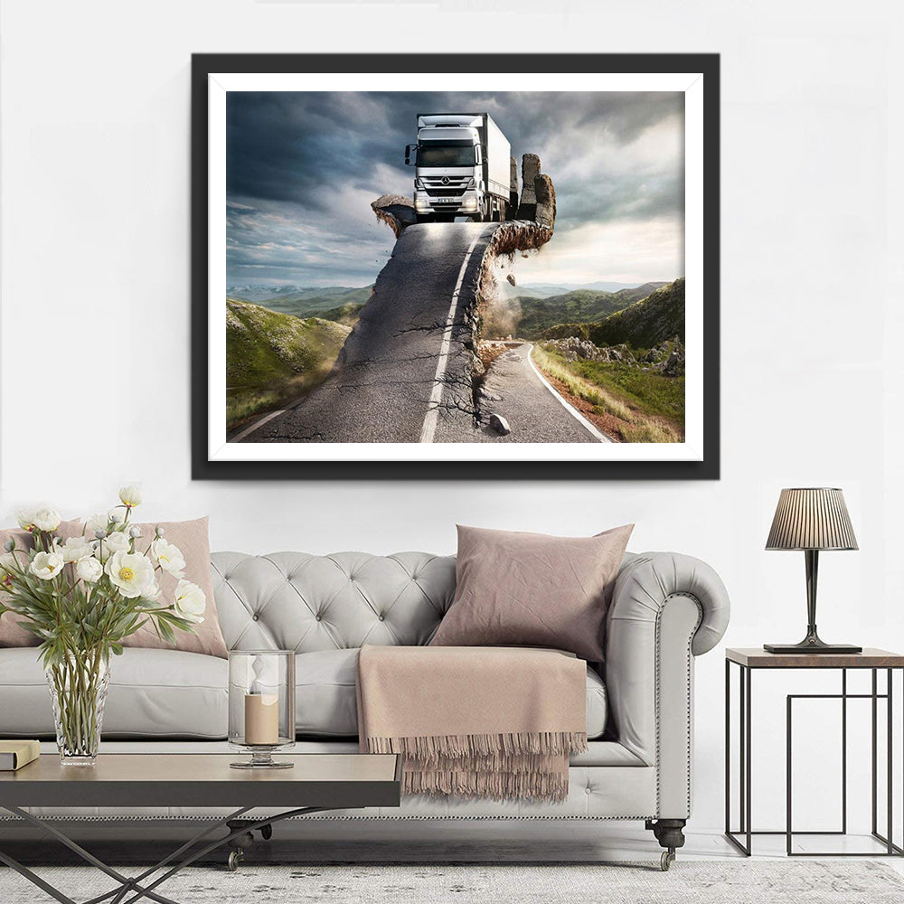 Avontuurlijke Rit over de Rand Diamond Painting