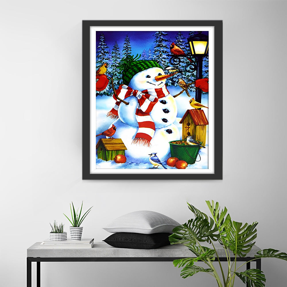 Betoverend Winterplaatje Diamond Painting