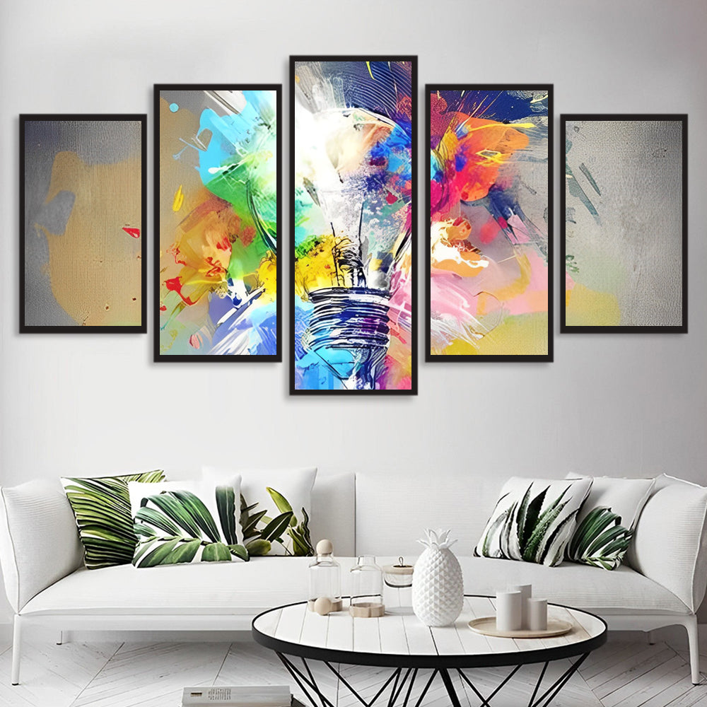 Boeiende Kleurenmetamorfose 5 Platen Diamond Painting