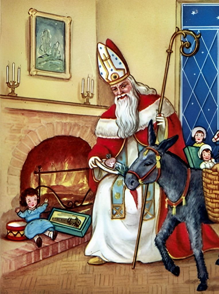 De Paus en het Ezeltje Diamond Painting