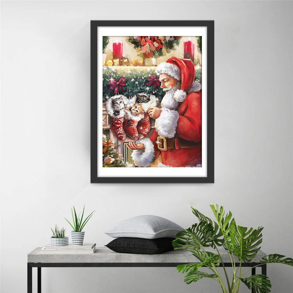 De Tederheid van Sinterklaas Diamond Painting