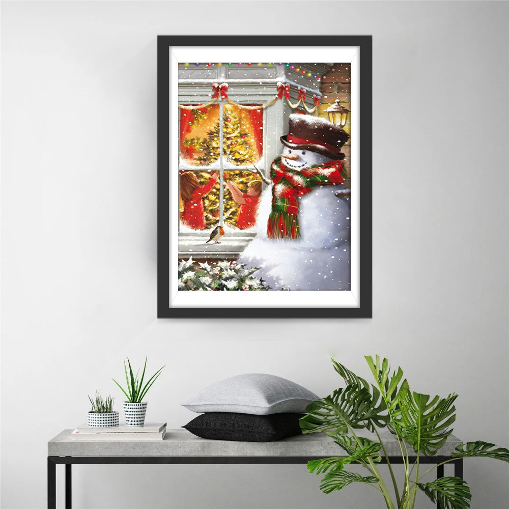 De Vrolijke Wachter van de Kerst Diamond Painting