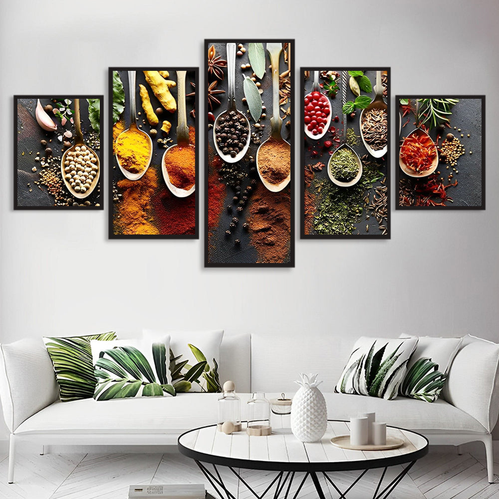 Diverse Specerijen 5 Platen Diamond Painting