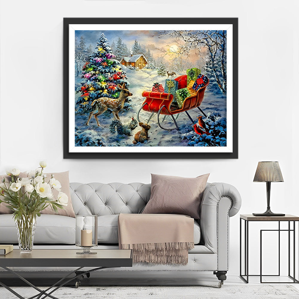 Dromerig Kerstsprookje Diamond Painting
