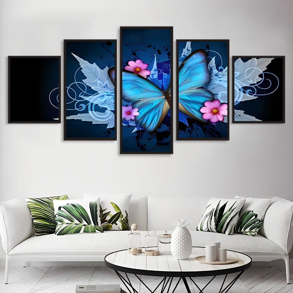 Dromerige Vlindertaaferelen 5 Platen Diamond Painting