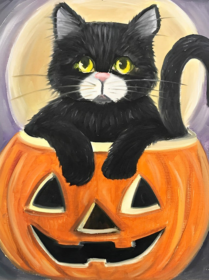 Duistere en Spookachtig-Grappige Taferelen Diamond Painting