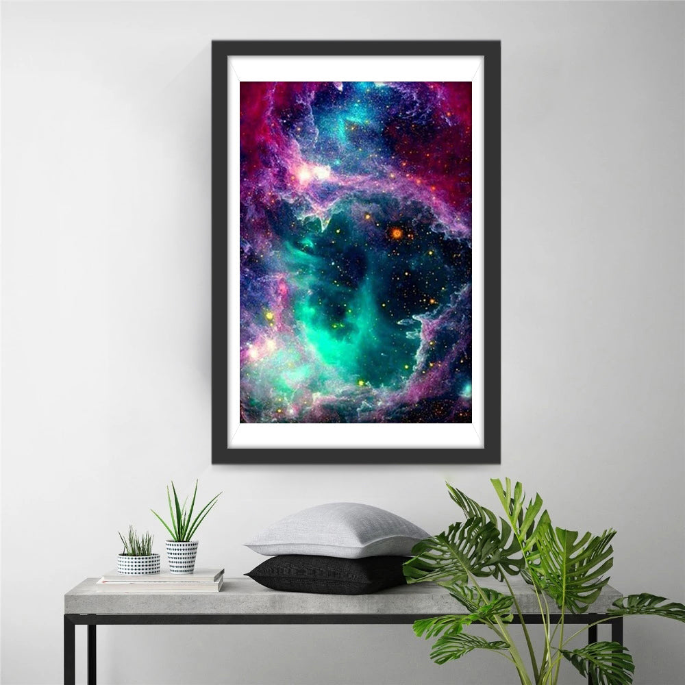 Een Kleurexplosie in het Kosmische Universum Diamond Painting