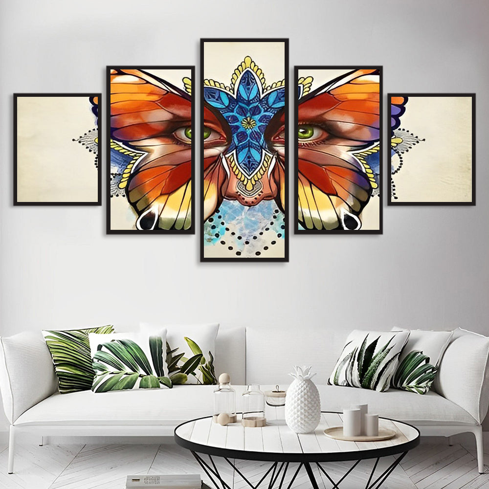 Een Mystiek Vossenmasker 5 Platen Diamond Painting