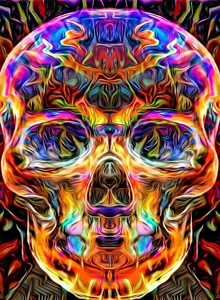 Een Psychedelisch Diamond Painting