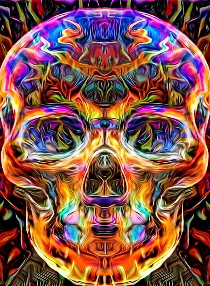 Een Psychedelisch Diamond Painting