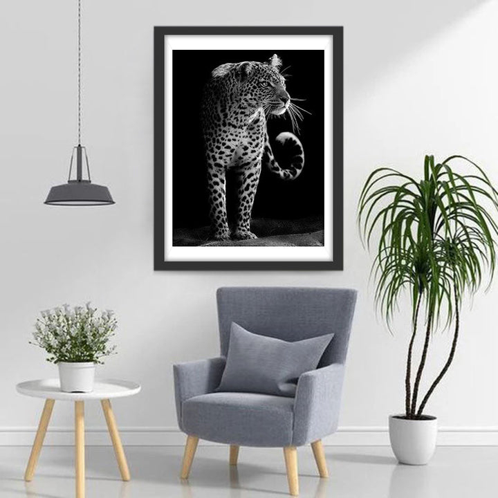 Een Tijger Kijkt in de Verte Diamond Painting