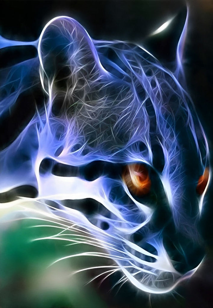 Een Tijger Vol Kracht Diamond Painting