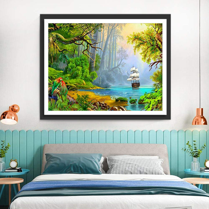 Een Varend Schip Diamond Painting