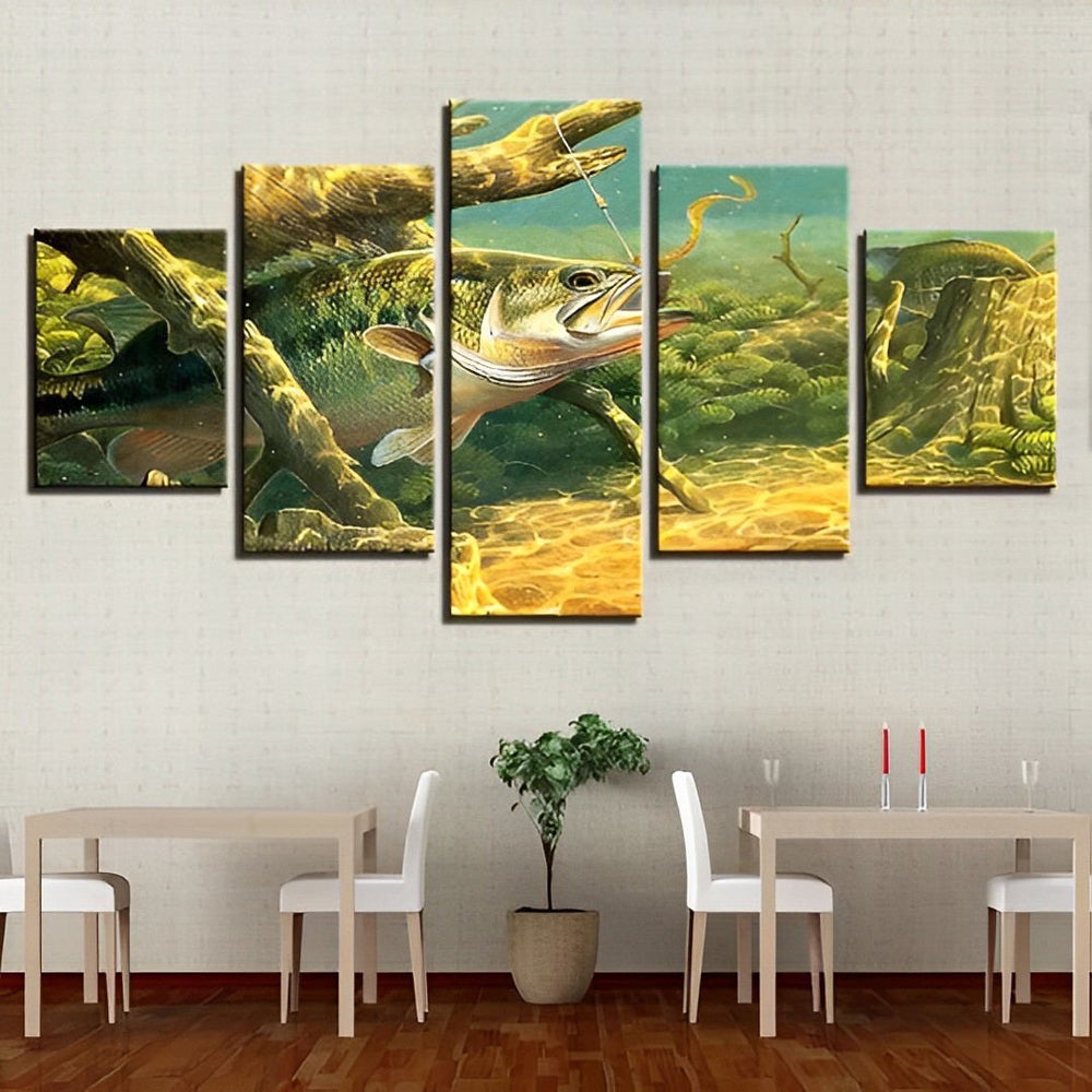 Een Vis in het Water 5 Platen Diamond Painting