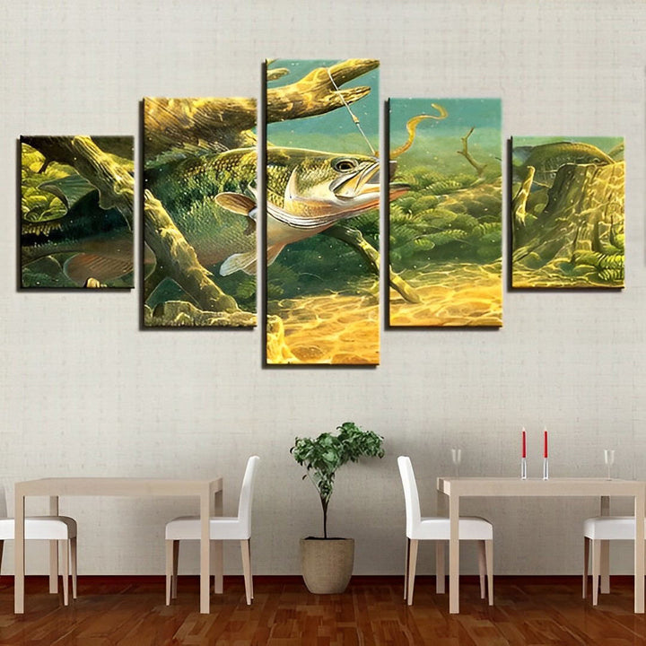 Een Vis in het Water 5 Platen Diamond Painting