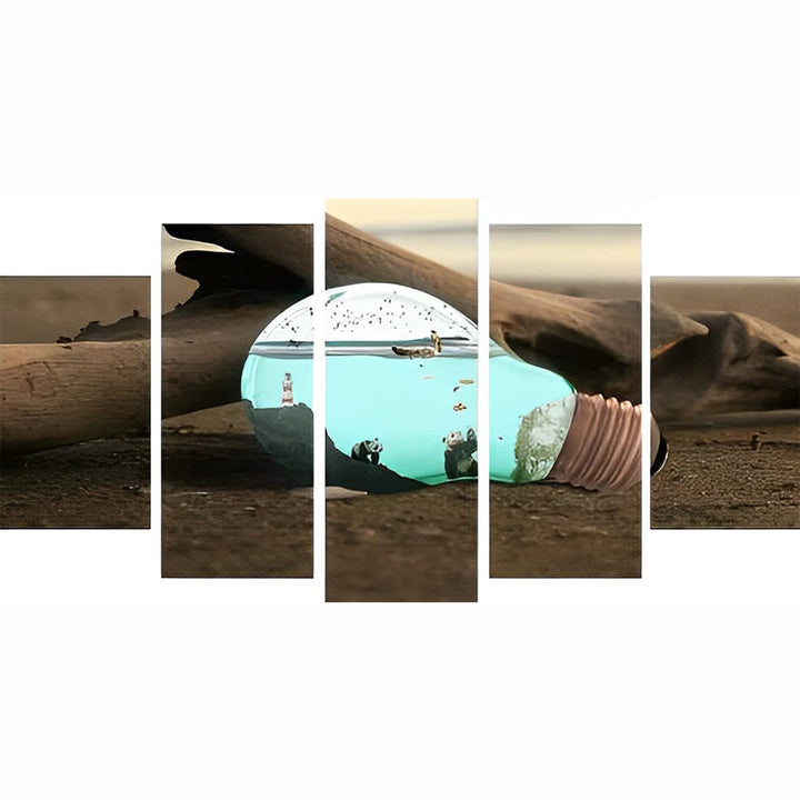 Fantasierijk Kunstwerk 5 Platen Diamond Painting