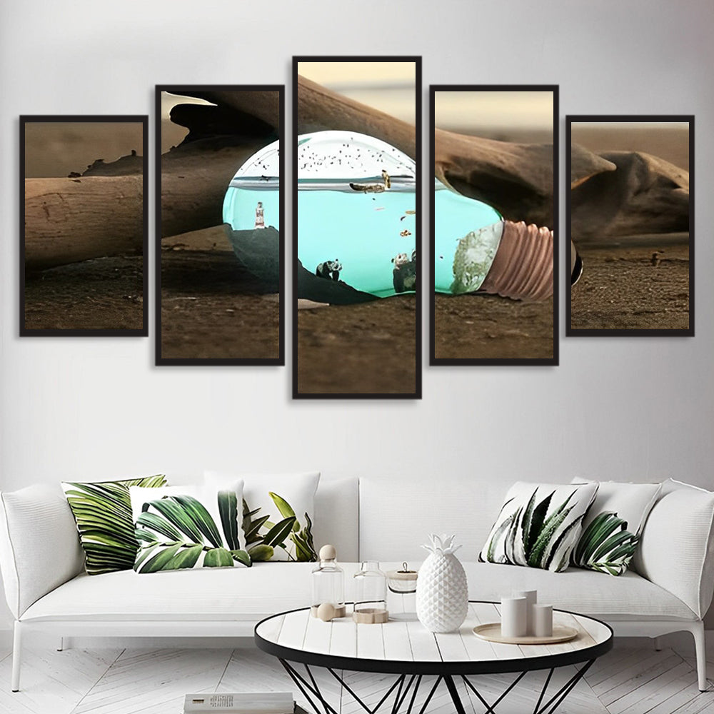 Fantasierijk Kunstwerk 5 Platen Diamond Painting