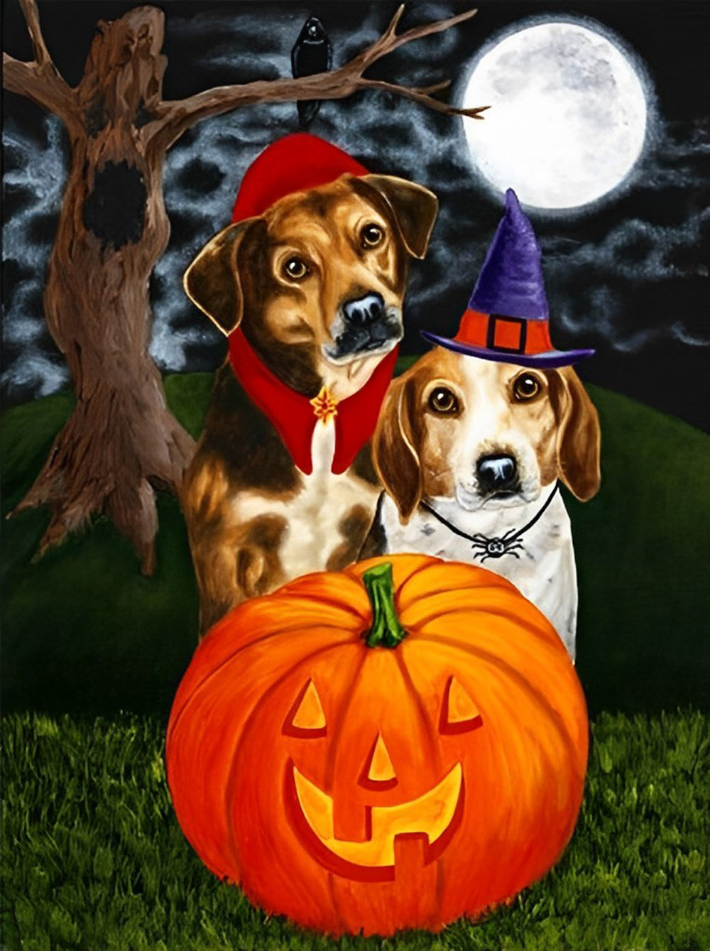 Fantasierijke Halloween-sfeer Diamond Painting