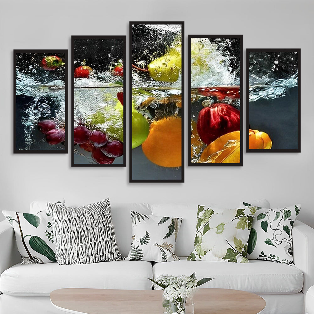 Fruit Ondergedompeld in Water 5 Platen Diamond Painting