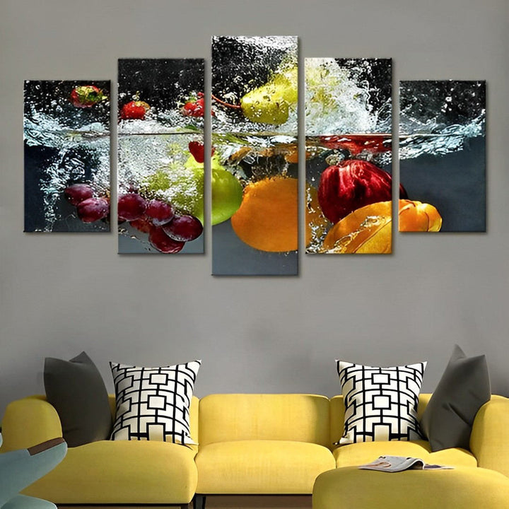 Fruit Ondergedompeld in Water 5 Platen Diamond Painting
