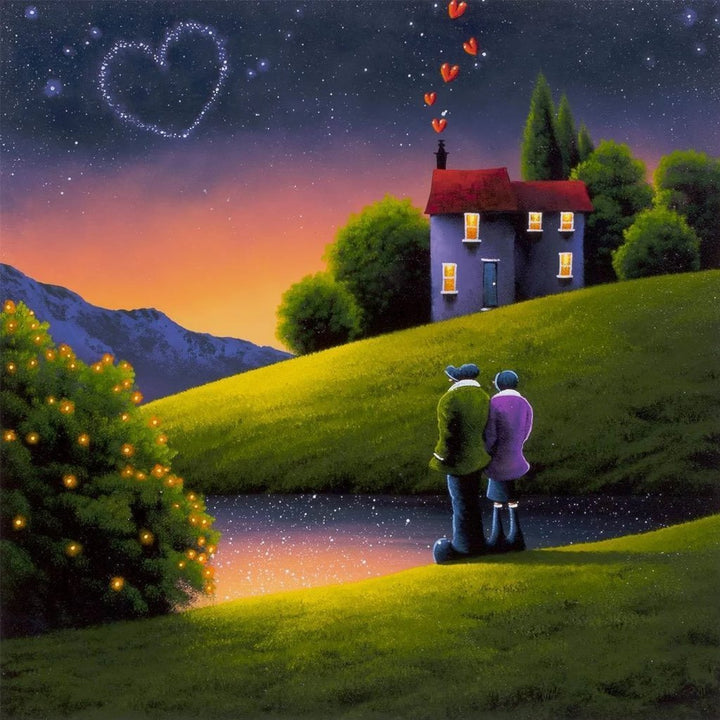 Hartverwarmend Liefdesbeeld Diamond Painting