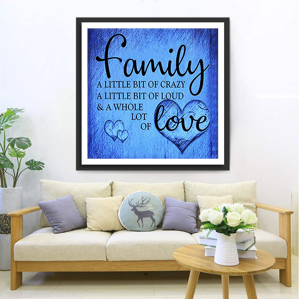 Hartverwarmende Familie Diamond Painting